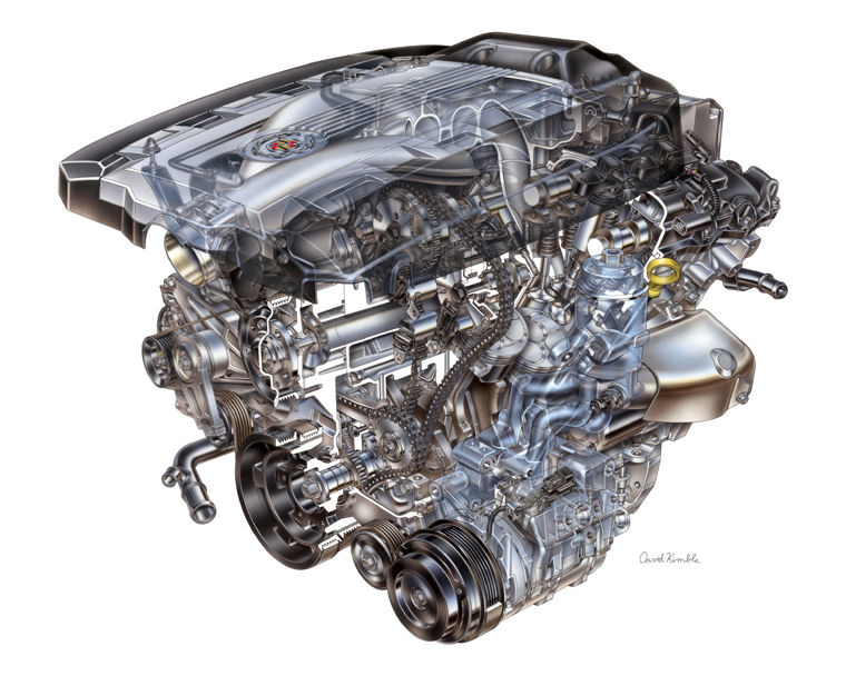 2008 Cadillac CTS 3.6L V6 Engine Picture / Pic / Image